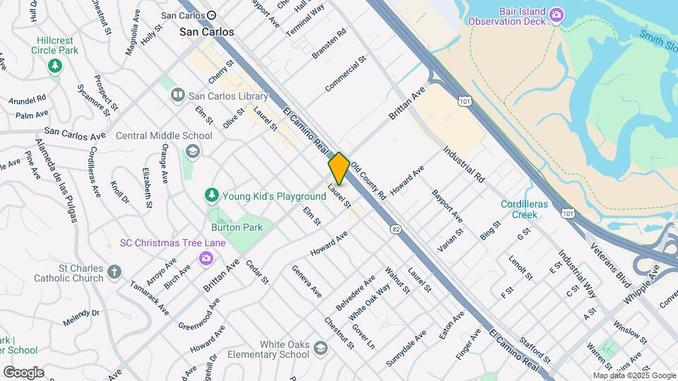 1161 Laurel St Mapa y Detalles de la Ubicación