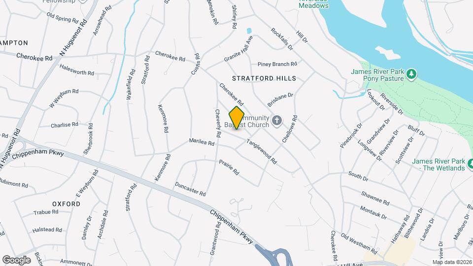 7612 Tanglewood Rd Mapa y Detalles de la Ubicación
