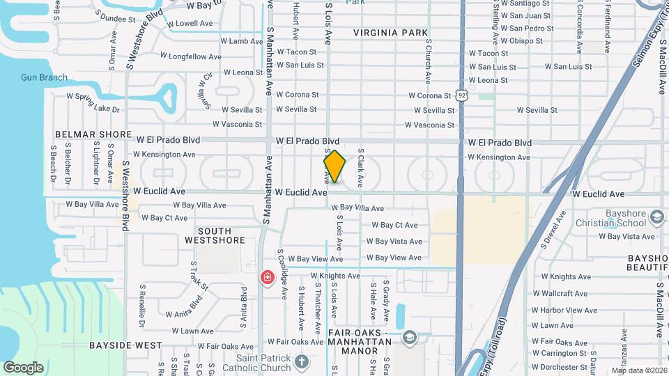 4117 W Euclid Ave Map and Location Details