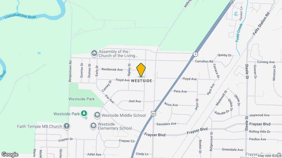 1004 Floyd Ave Map and Location Details