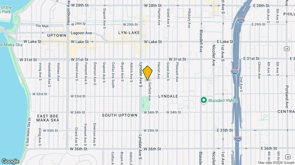 3208 Garfield Ave Map and Location Details