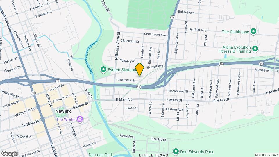 280 Lawrence St Map and Location Details