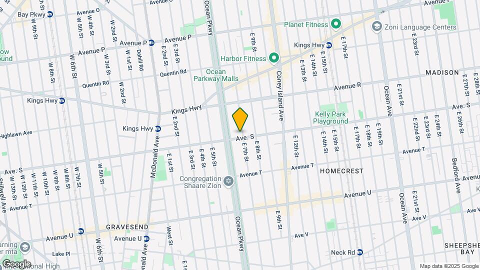710 Avenue S Mapa y Detalles de la Ubicación
