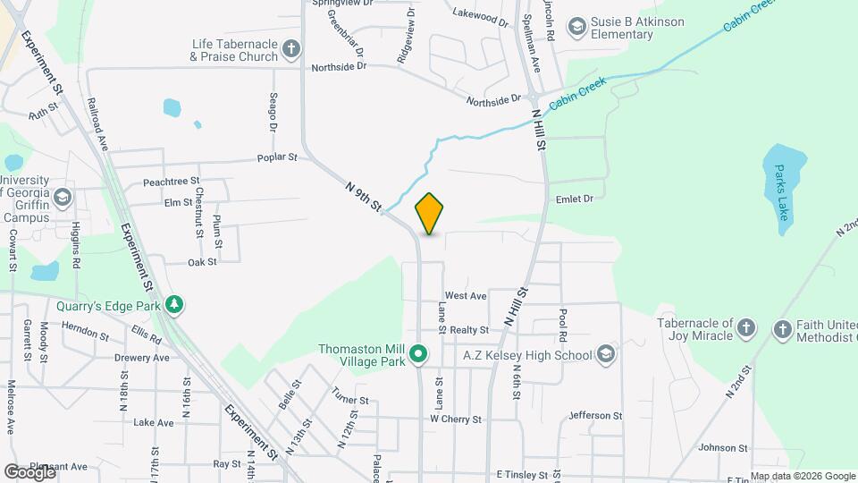 926 N 9th St Map and Location Details