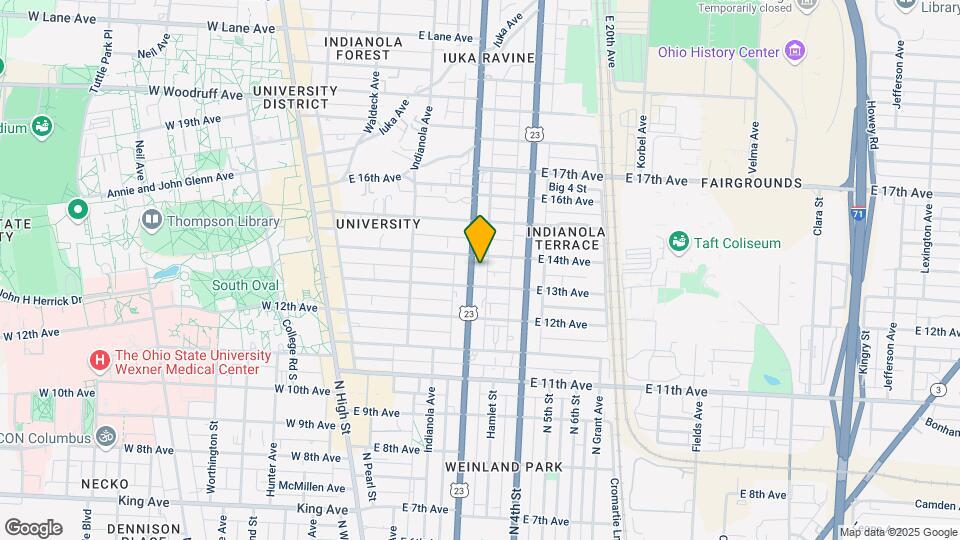 1722 Summit St Mapa y Detalles de la Ubicación