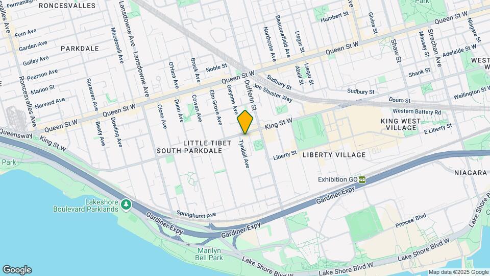 157 Tyndall Ave Map and Location Details