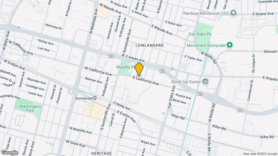 305 E California Ave Map and Location Details