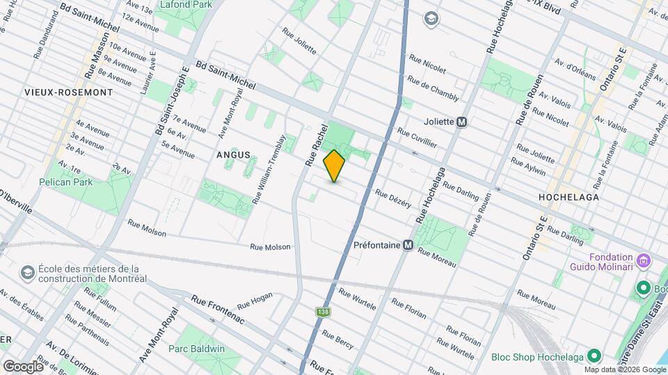 3765 Rue Préfontaine Map and Location Details