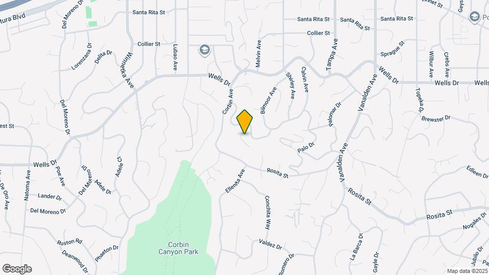 4920 Tarzana Woods Dr Map and Location Details