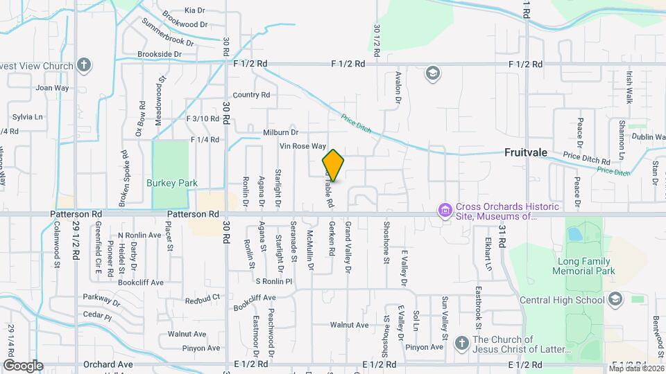 612 Round Table Rd Mapa y Detalles de la Ubicación