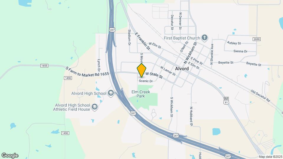 600 Scenic Dr Map and Location Details