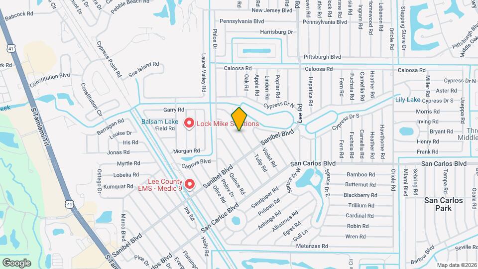 18442 Tulip Rd Map and Location Details