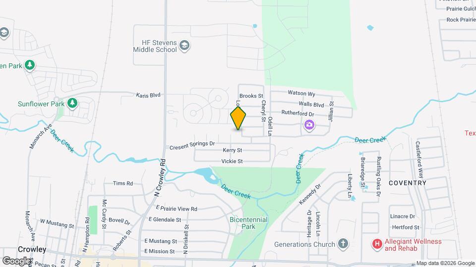 705 Loftin St Map and Location Details