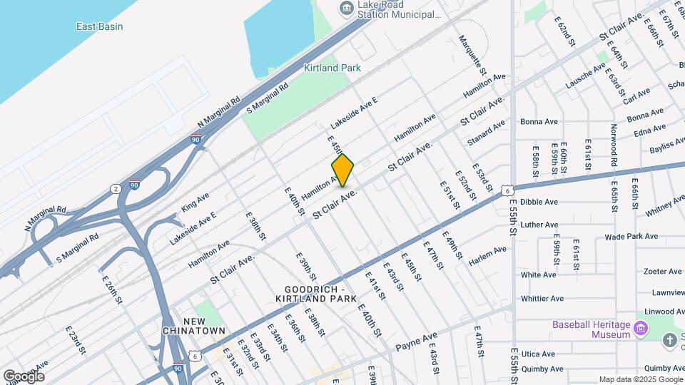 4237 St Clair Ave Mapa y Detalles de la Ubicación