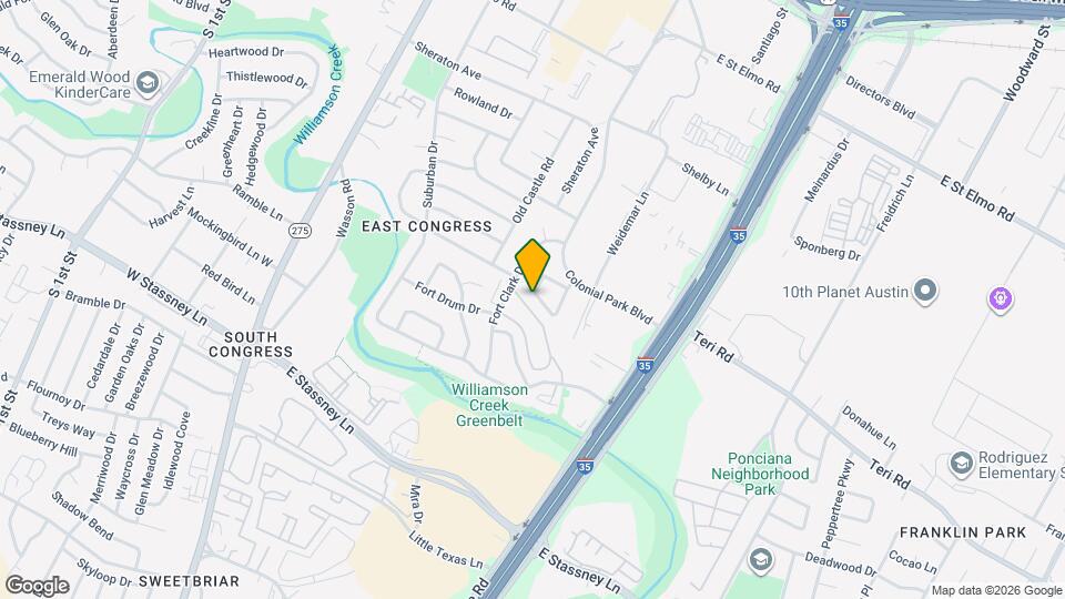 809 Sussex Dr Map and Location Details