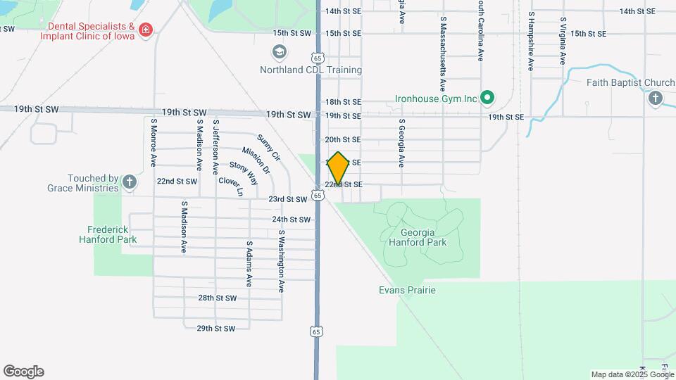 25 22nd St SE Map and Location Details