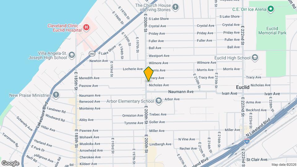 455 E 200th St Map and Location Details