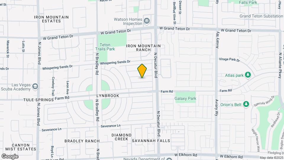 4912 Whispering Spring Ave Map and Location Details