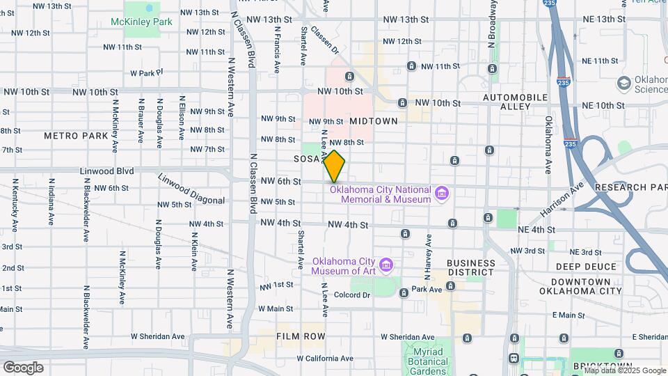 616 NW 6th St Map and Location Details