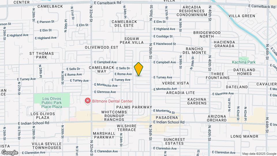 4384 N 36th St Map and Location Details