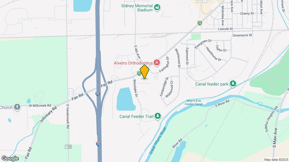 1184 Huron Ct Map and Location Details