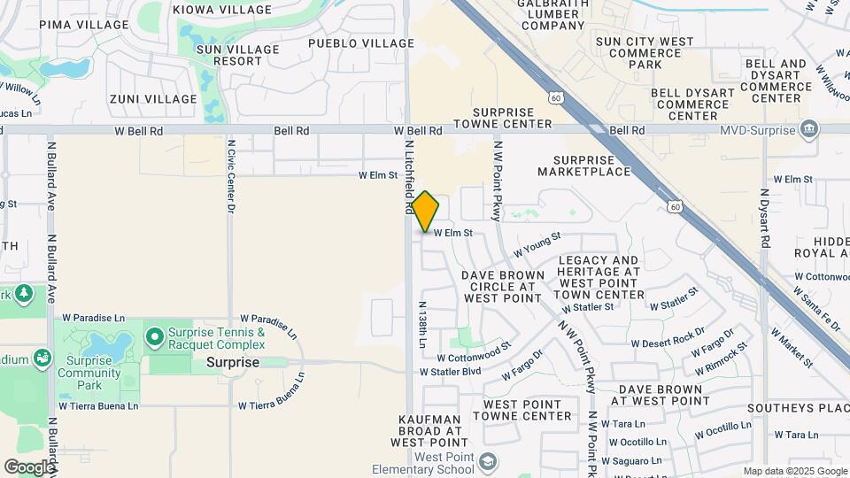 13861 W Elm St Map and Location Details