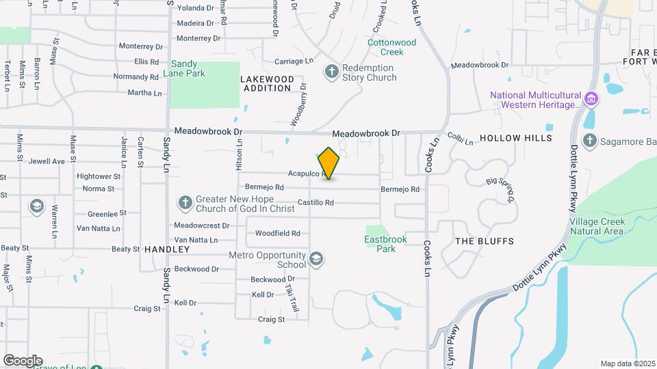 7717 Bermejo Rd Map and Location Details