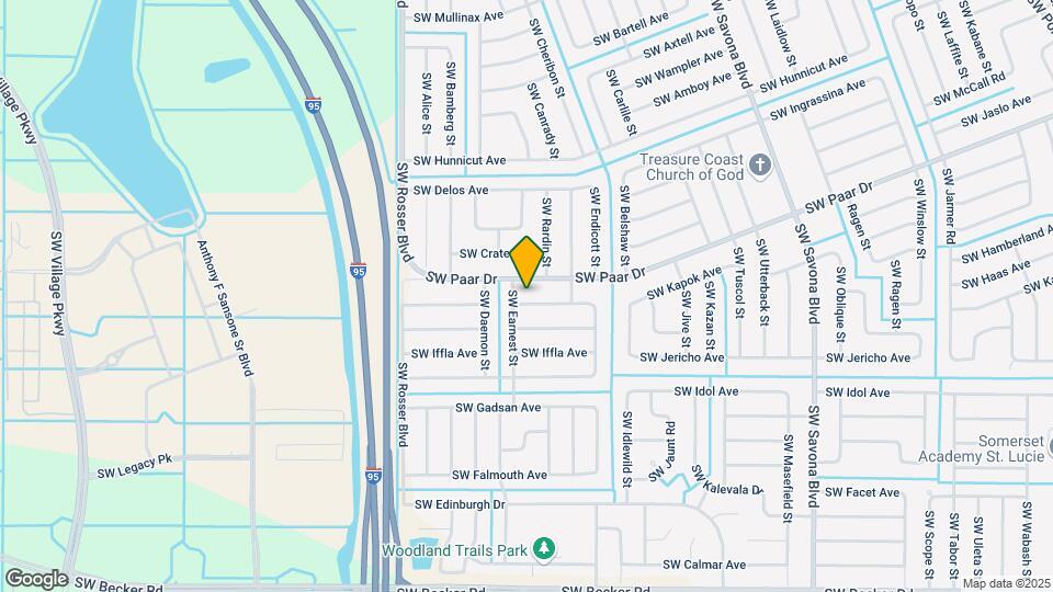 1481 SW Kamchatka Ave Mapa y Detalles de la Ubicación