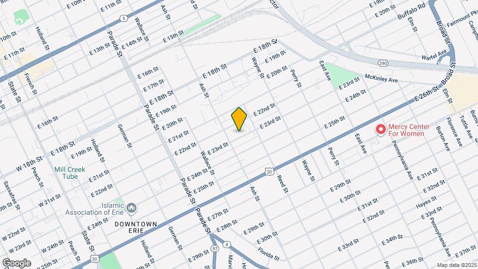 626 E 23rd St Map and Location Details