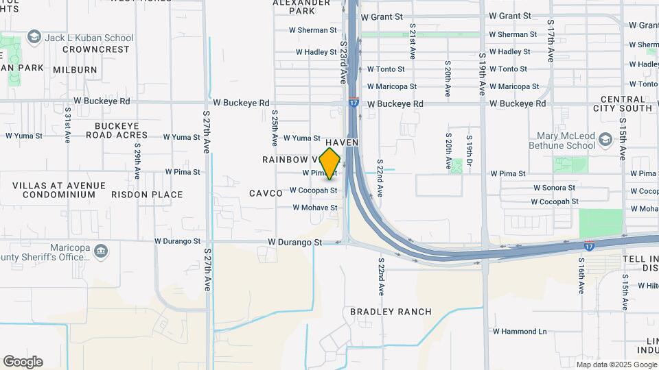 2320 W Cocopah St Map and Location Details