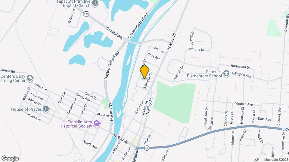 223 Maxwell St Map and Location Details