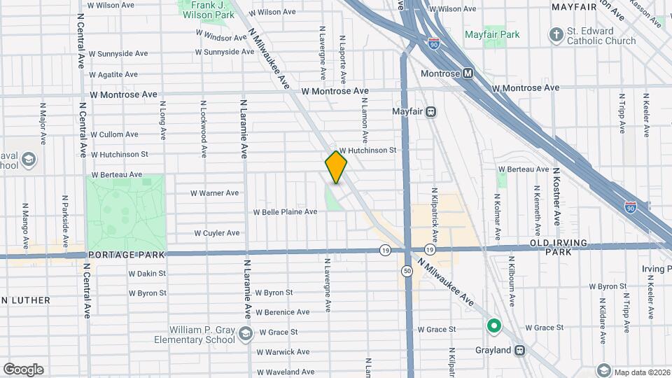 4137 N Dickinson Ave, Unit G Map and Location Details