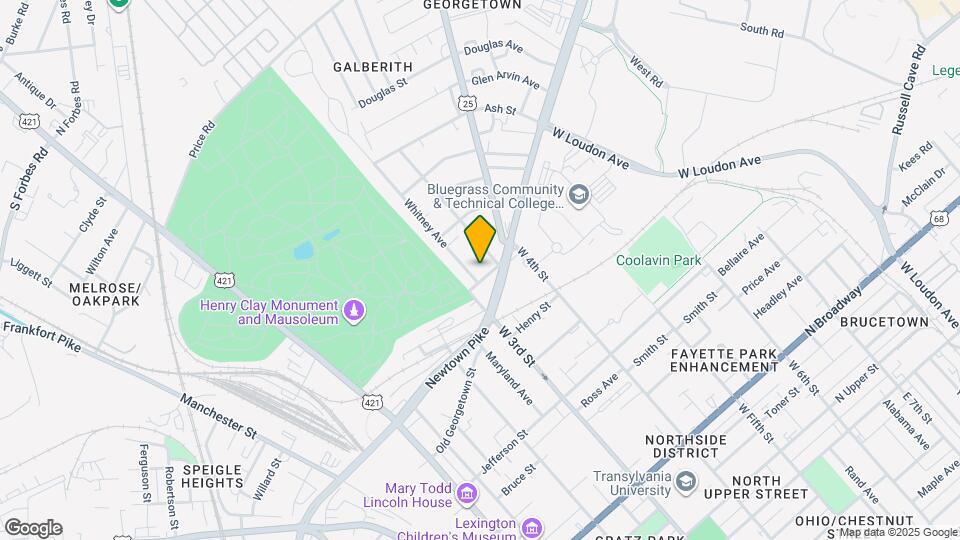 325 Hickory St Map and Location Details