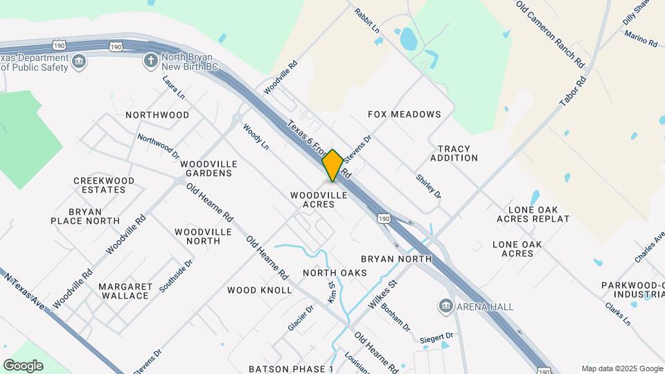 2193 N Earl Rudder Fwy Map and Location Details