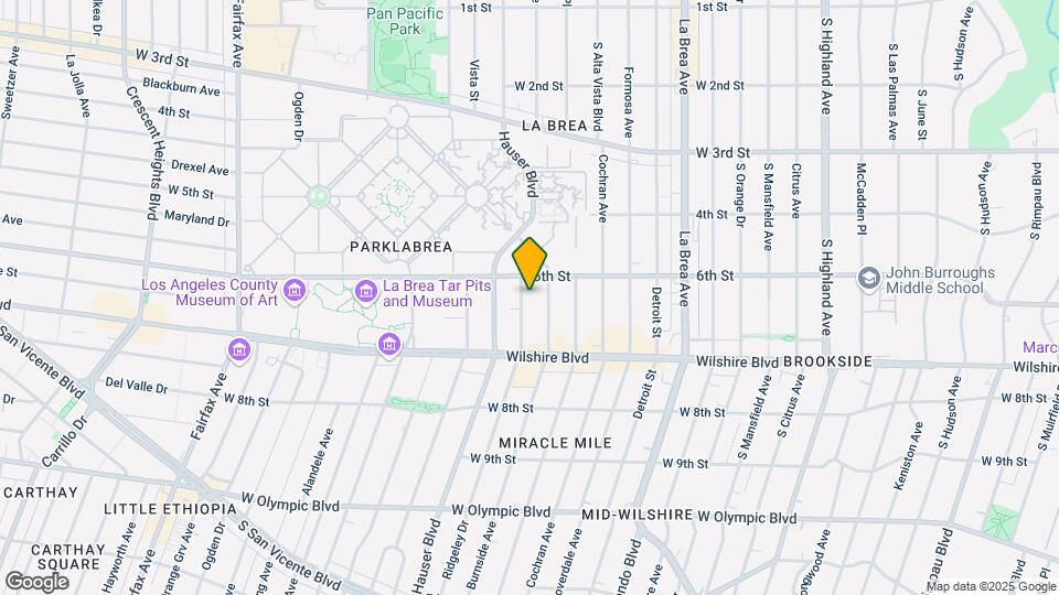 618 S Ridgeley Dr Map and Location Details