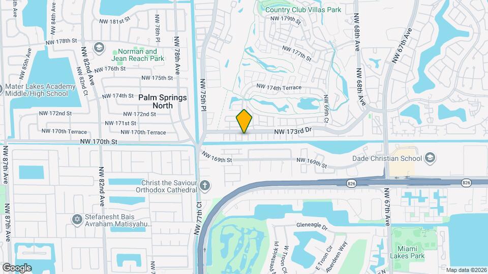 17241 NW 74th Ave Map and Location Details