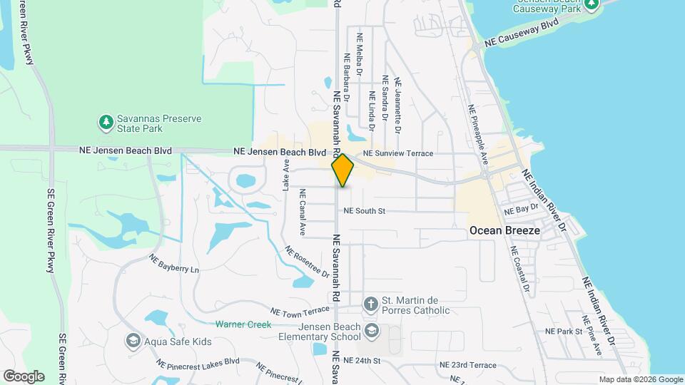 3131 NE Savannah Rd Map and Location Details