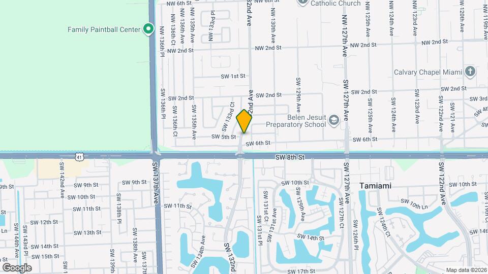 555 SW 132nd Ave Map and Location Details