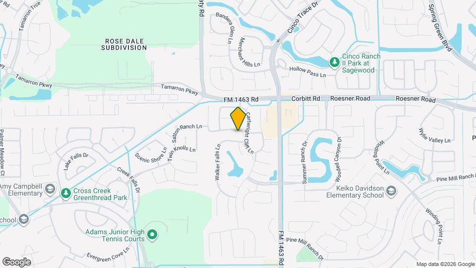 27715 Halls Farms Ln Map and Location Details