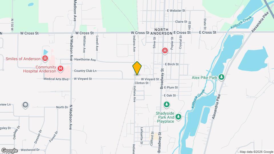 236 W Vinyard St Map and Location Details