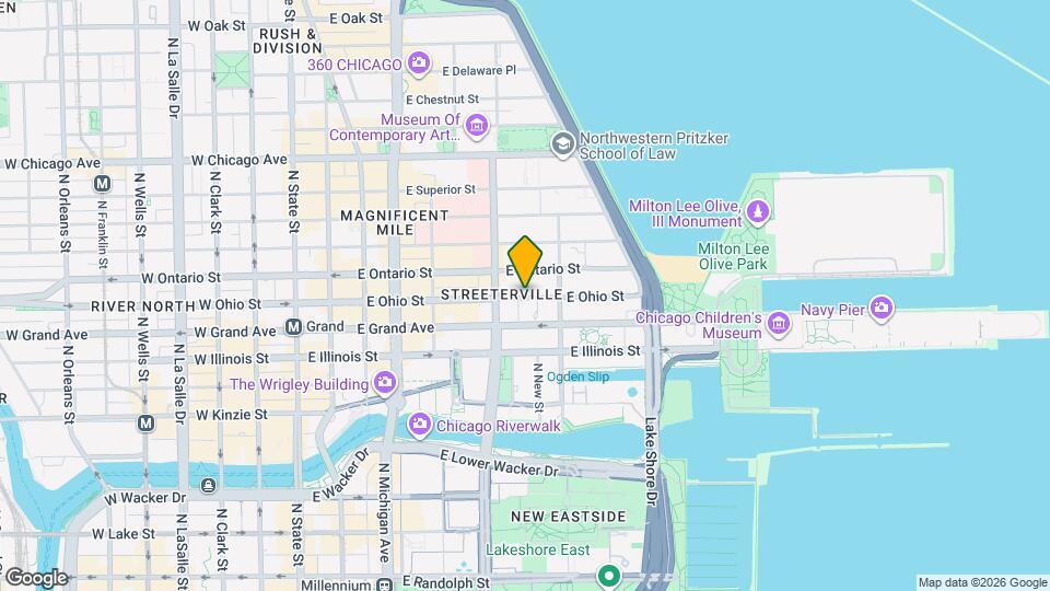 326 E Ohio St, Unit 2 Map and Location Details