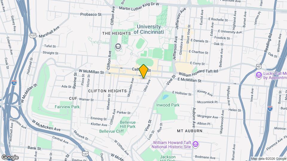 112 Lyon St, Unit 3 Map and Location Details