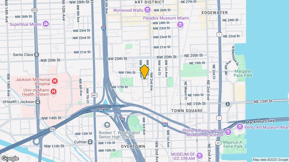 1737 NW 3rd Ave-Unit -2 Map and Location Details