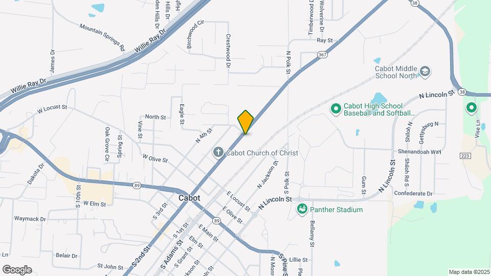 711 N 2nd St Map and Location Details