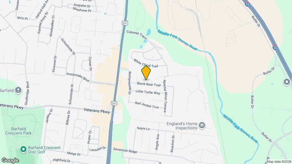 193 Black Bear Trail Map and Location Details