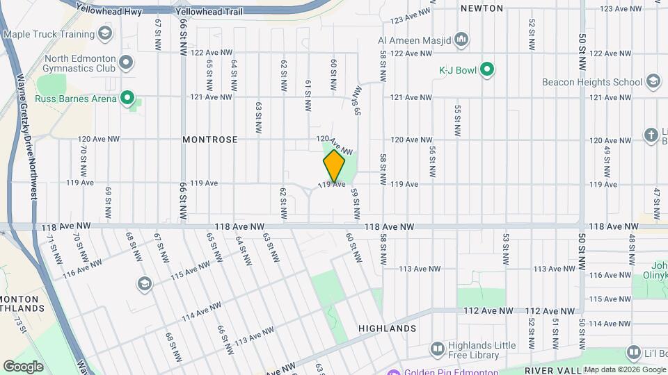 5915-5119 119 Ave Map and Location Details