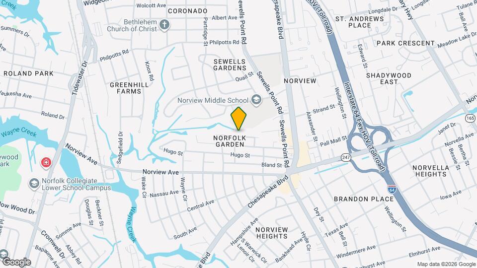 1054 Ivaloo St Mapa y Detalles de la Ubicación