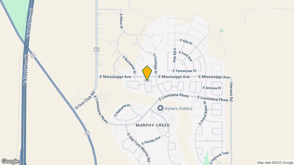 1162 S Coolidge Cir Map and Location Details