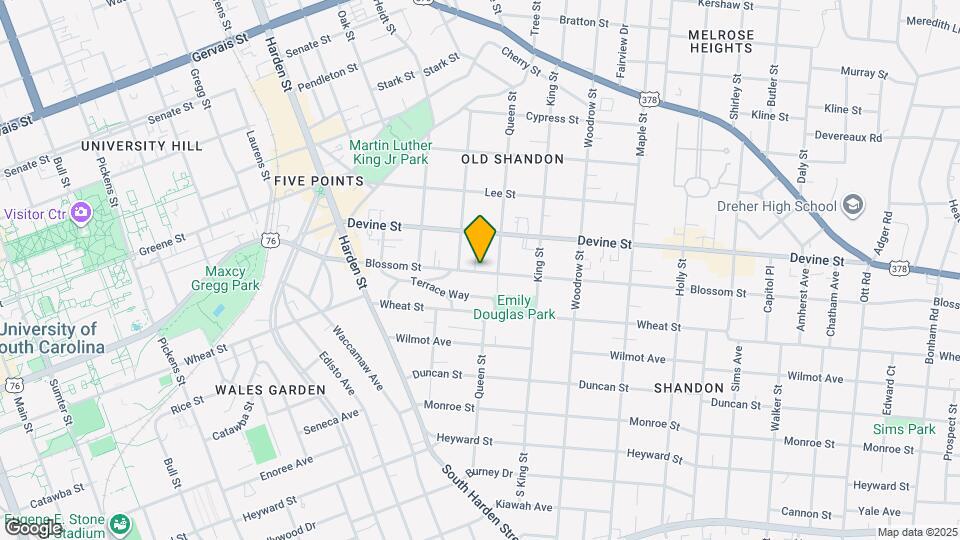 2417 Blossom St Map and Location Details