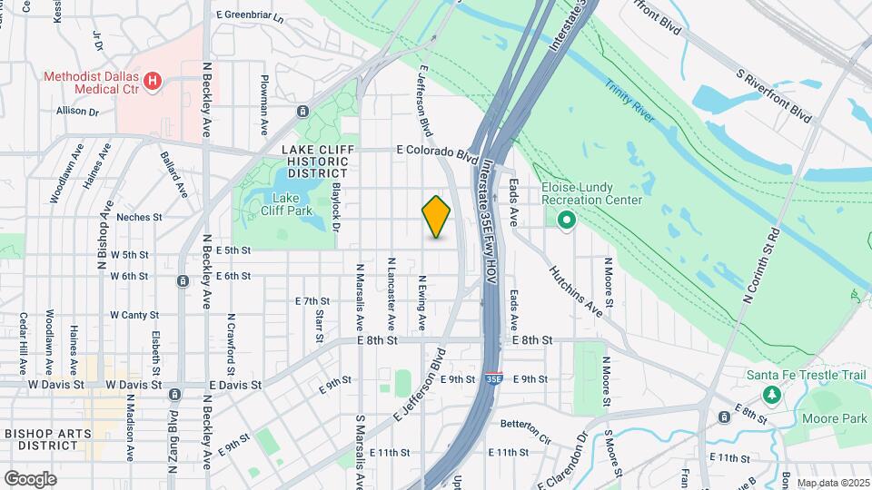 815 E 5th St Map and Location Details